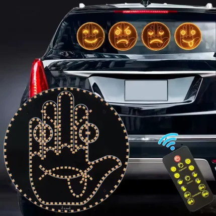 LED fun expression car light